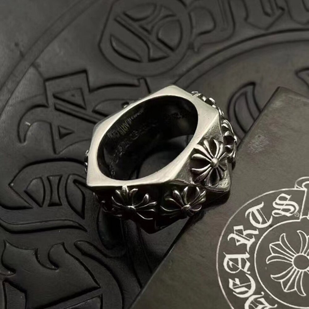 Chrome Hearts Pentagonal Cut Edge Ring - image 8